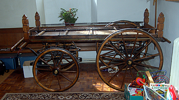 The funeral car in the south aisle June 2012